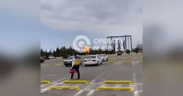İran raketləri Naxçıvan Hava Limanına düşüb - VİDEO