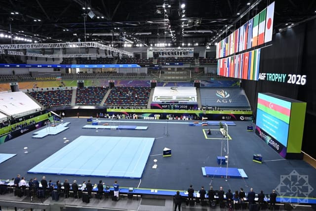 Bakıda idman gimnastikası üzrə Dünya Kuboku start götürüb