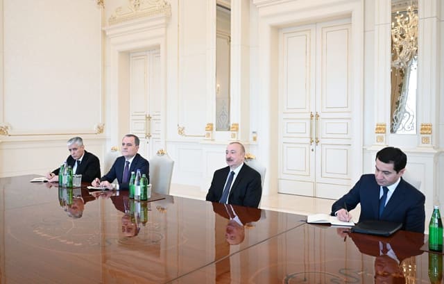 Prezident İlham Əliyev Moldovanın Baş nazirinin müavinini qəbul edib