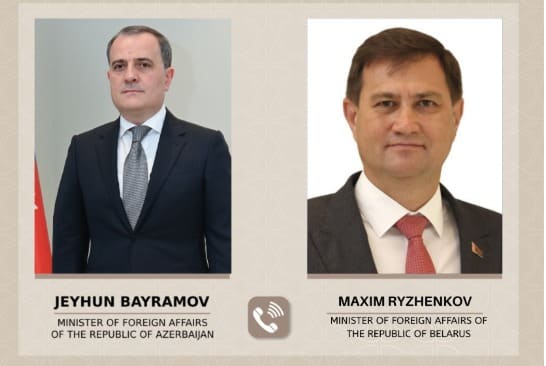 Azərbaycan və Belarus XİN rəhbərləri telefon danışığı aparıb