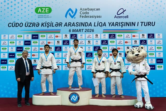 Kişilər arasında cüdo Liqasının I turunun qalibləri müəyyənləşib
