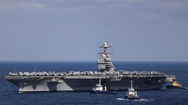 ABŞ-nin ən böyük təyyarədaşıyan gəmisi olan "USS Gerald R. Ford" Qırmızı dənizə çatıb