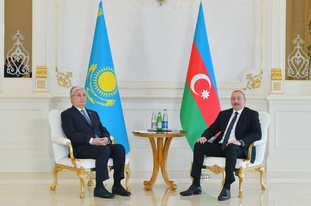 İlham Əliyev Qazaxıstan Prezidentinə təşəkkür edib