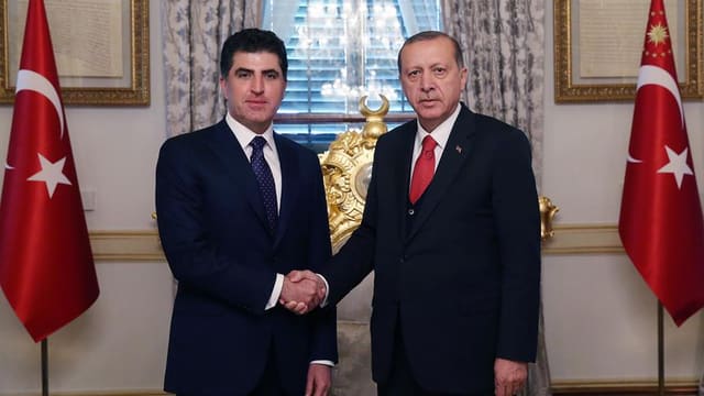 Ərdoğan və Bərzani arasında telefon danışığı olub