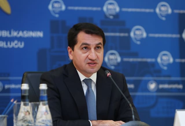 Hikmət Hacıyev: Azərbaycan sülh və təhlükəsizlik sahəsində özünəməxsus model ortaya qoyub