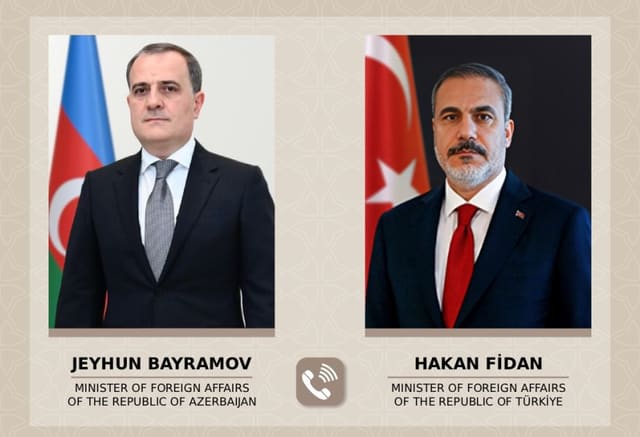 Ceyhun Bayramov və Hakan Fidan arasında telefon danışığı baş tutub
