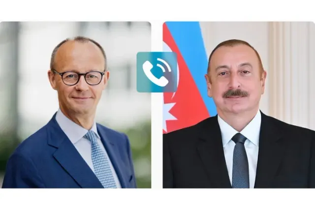 İlham Əliyev və Fridrix Merts arasında telefon danışığı olub