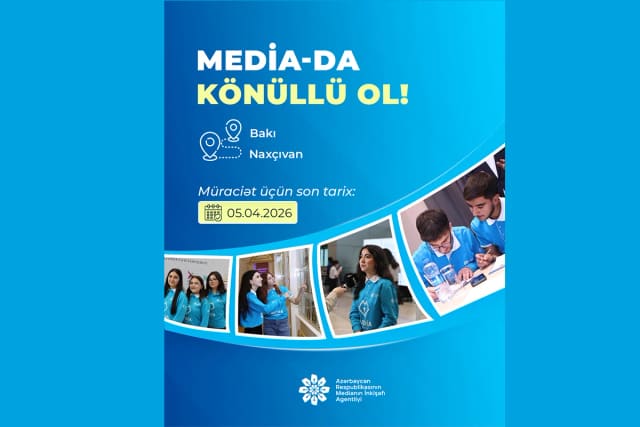 "Media könüllüləri" proqramına  qeydiyyat elan edilib