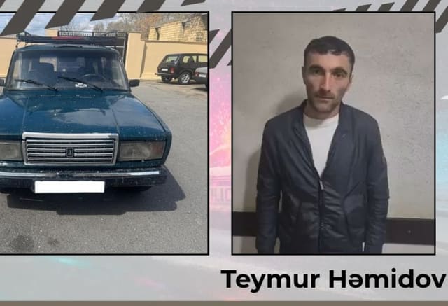 Narkotikin təsiri altında avtomobil idarə edən sürücü həbs olunub