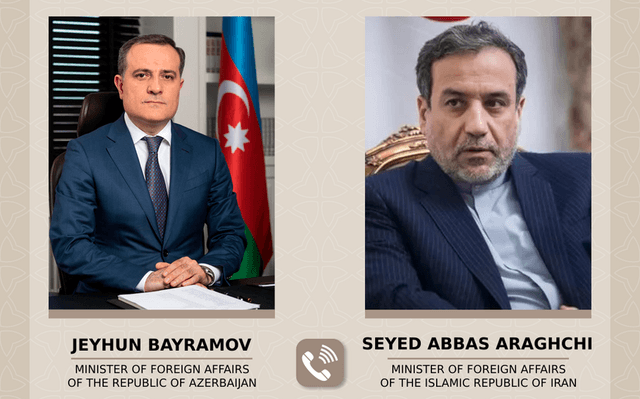 Ceyhun Bayramov iranlı həmkarı ilə telefon danışığı aparıb - YENİLƏNİB
