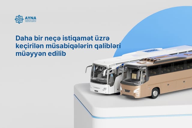 AYNA: Daha bir neçə istiqamət üzrə keçirilən müsabiqələrin qalibləri müəyyən edilib