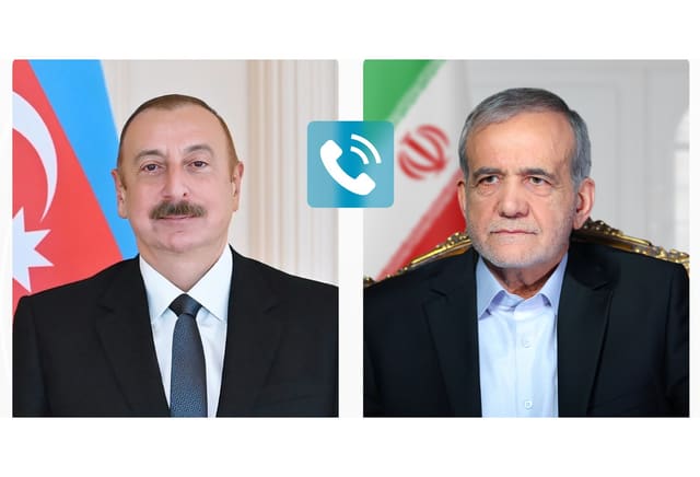 İlham Əliyev Məsud Pezeşkiana zəng edib