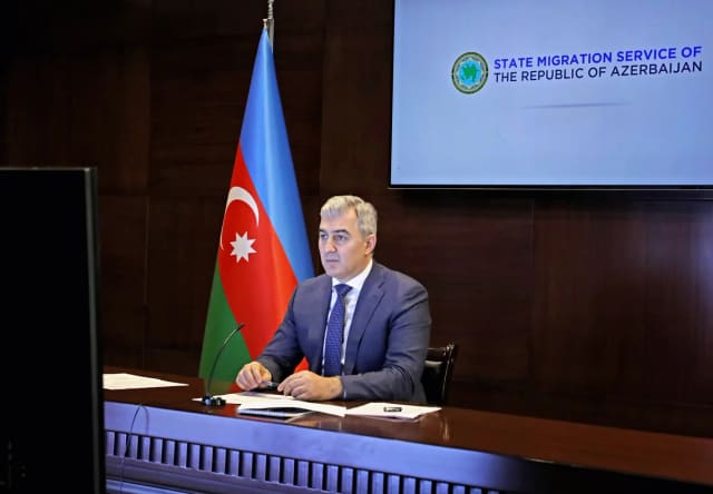 Vüsal Hüseynov BMT-nin rəsmisi ilə Beynəlxalq Miqrasiya İcmalı Forumuna hazırlıq işlərini müzakirə edib