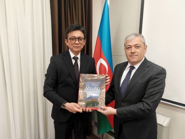 İndoneziya səfiri Şuşada aparılan bərpa-quruculuq işləri barədə məlumatlandırılıb
