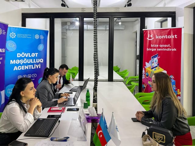 Xankəndi şəhərində növbəti əmək yarmarkası keçirilib