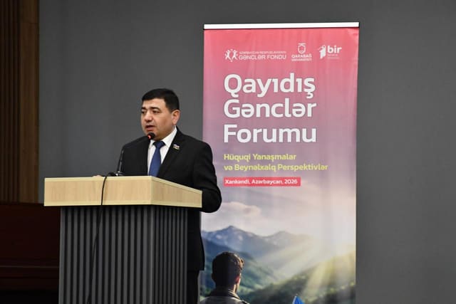 Xankəndidə "Qayıdış: Gənclər Forumu - Hüquqi Yanaşmalar və Beynəlxalq Perspektivlər" mövzusunda tədbir keçirilib - FOTOLAR
