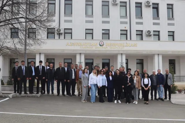Türkiyə Ali Məhkəməsinin nümayəndə heyəti Xankəndidə bərpa işləri ilə tanış olub - FOTOLAR