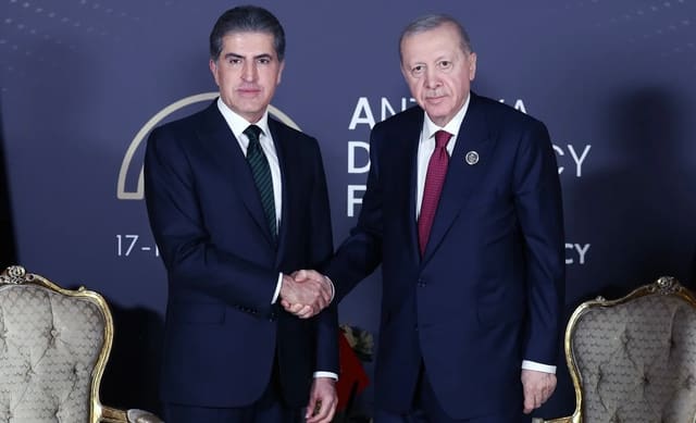 Türkiyə prezidenti ilə Bərzani regional məsələləri müzakirə ediblər