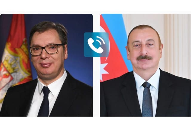 Aleksandar Vuçiç İlham Əliyevə zəng edib