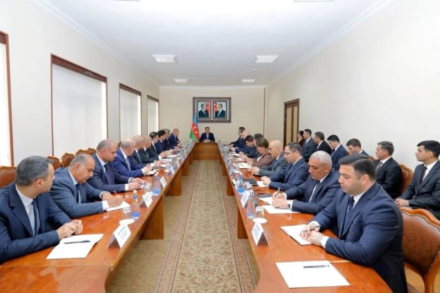 Naxçıvan Muxtar Respublikasının Nazirlər Kabinetində müşavirə keçirilib
