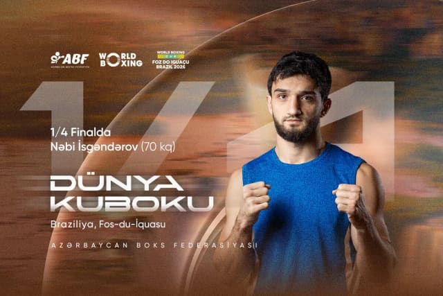 Azərbaycan boksçusu Dünya Kubokunda 1/4 finala yüksəldi