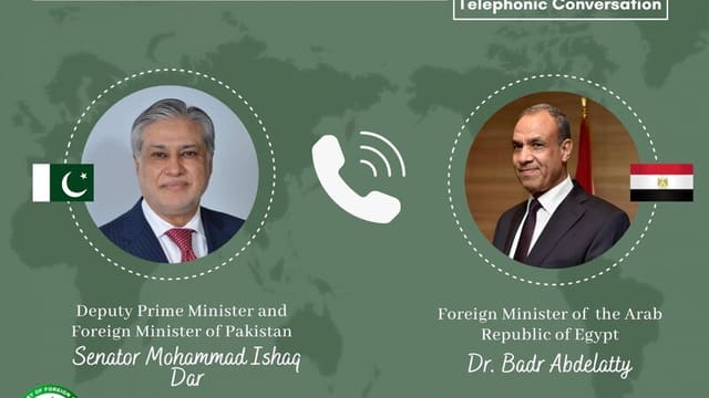 Pakistan və Misir XİN rəhbərləri telefon danışığı aparıb