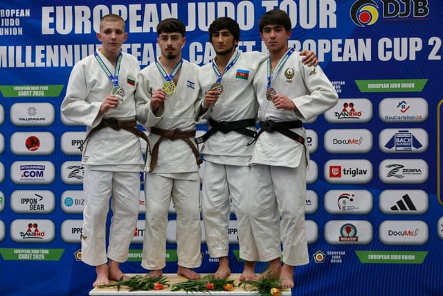 Avropa Kuboku: Azərbaycan cüdoçuları ilk gündə 7 medal qazandı