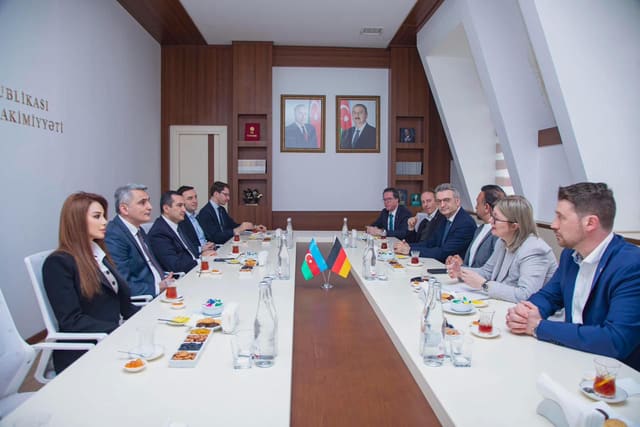 Almaniya Bundestaqının üzvləri Göygöl və Şəmkir rayonlarına səfər ediblər
