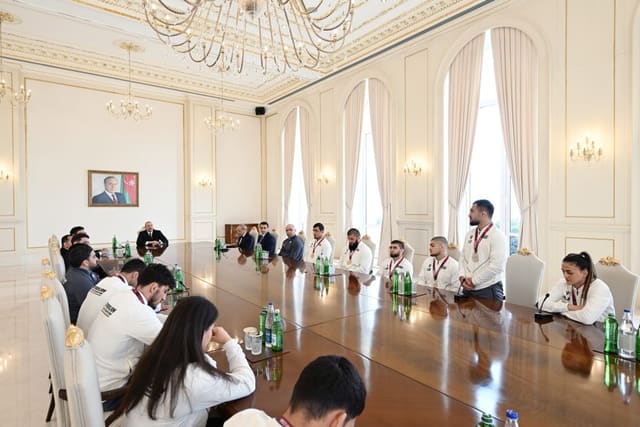 Prezident İlham Əliyev: Güləşimizin böyük ənənələri var və biz bu ənənələri yaşadırıq