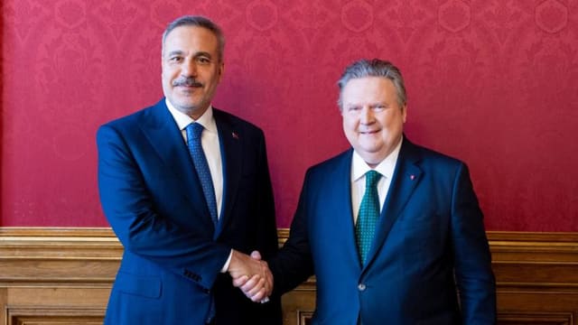 Hakan Fidan Vyana meri ilə görüşüb