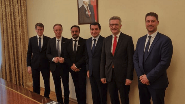 Hikmət Hacıyev Bundestaqın nümayəndə heyəti ilə görüşüb