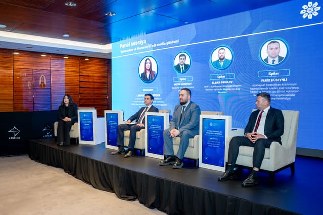 “İctimai proseslər media müstəvisində” mövzusunda III Forumda “Şəhərsalma və Memarlıq İli”ndə media gündəmi”nə həsr olunan panel sessiya təşkil edilib