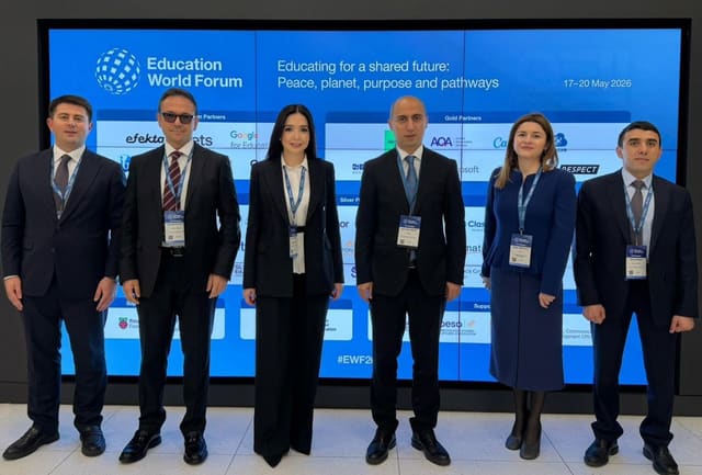 Elm və təhsil naziri Dünya Təhsil Forumunda iştirak edir