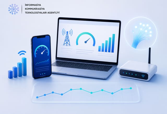 İKTA ilk dəfə mobil internet və regional göstəricilər üzrə median sürət təhlillərini təqdim edib