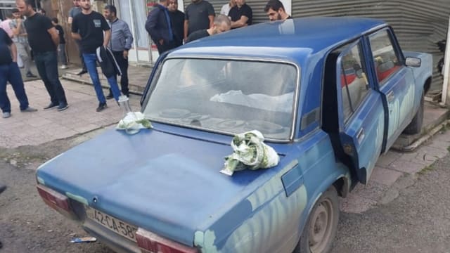 Lənkəranda sürücü sükan arxasında ölüb