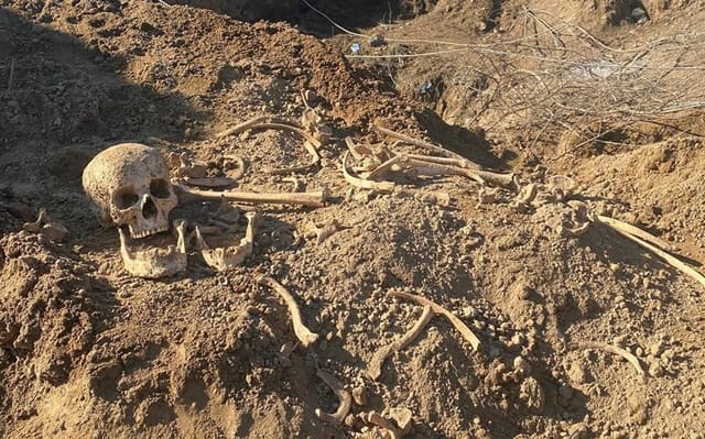 Ağdərədə sümük qalıqları tapılıb