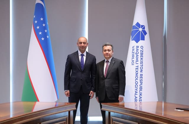 MegaSec MMC Özbəkistanın Rəqəmsal Texnologiyalar Naziri ilə strateji görüş keçirib