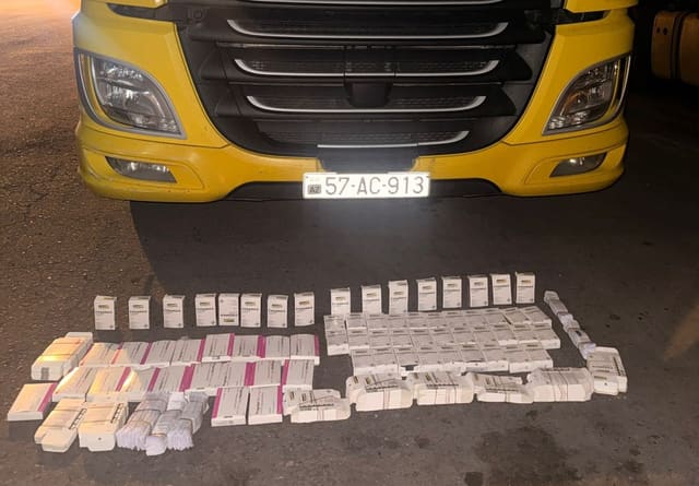 Ötən ay sərhəddə 5.6 milyon manatdan çox qaçaqmal tutulub