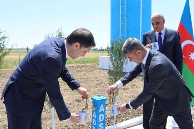 Ağstafa rayonu Köçvəlili kəndi fasiləsiz içməli su ilə təmin edilib