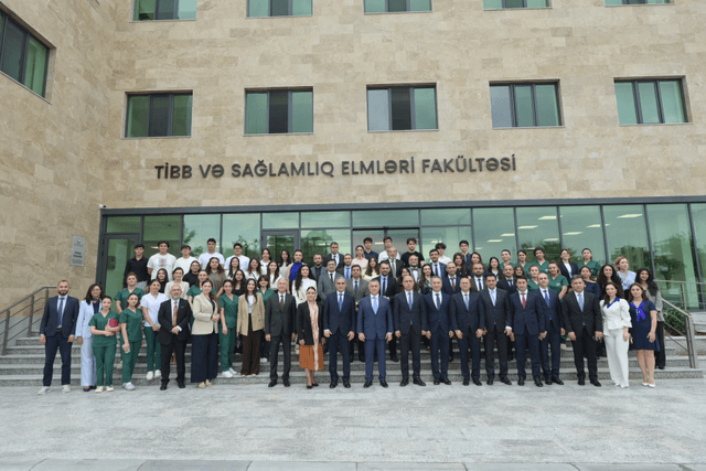 Səhiyyə naziri ilə elm və təhsil naziri Qarabağ Universitetində olublar - Fotolar