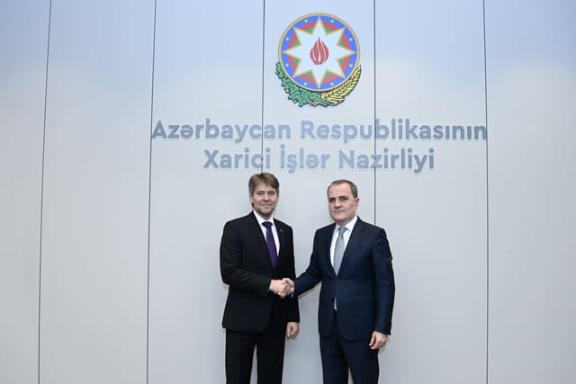 Ceyhun Bayramov Slovakiya Xarici və Avropa İşləri Nazirliyinin dövlət katibini qəbul edib