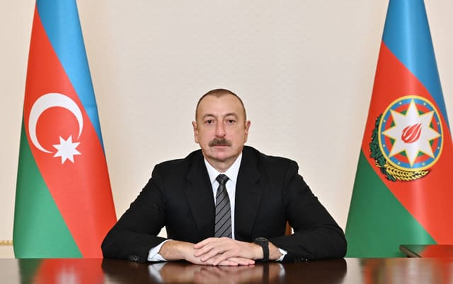 İlham Əliyev Şuşada keçirilən beynəlxalq konfransın iştirakçılarına müraciət ünvanlayıb