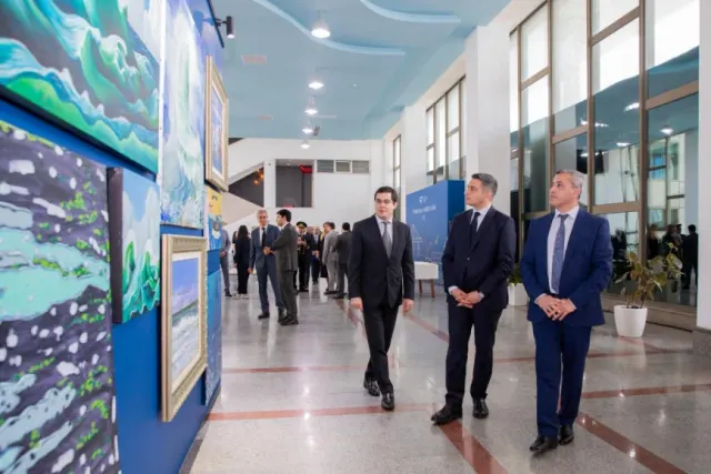 Bakı Dəniz Vağzalında Azərbaycan dənizçilərinin peşə bayramı münasibətilə tədbir keçirilib