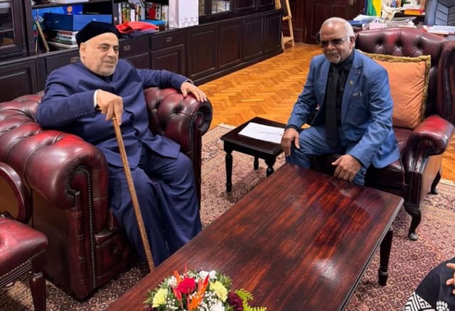 Mavriki Prezidenti Qafqaz Müsəlmanları İdarəsinin sədrini qəbul edib