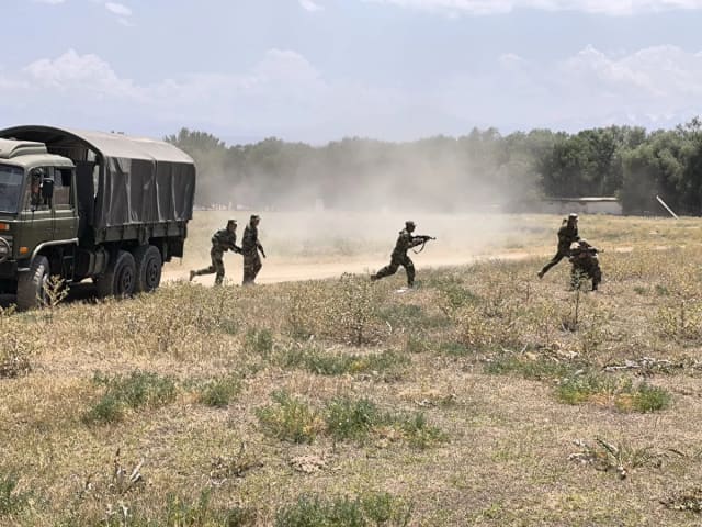 Türkiyə və Qırğızıstan hərbçilərinin birgə təlimi keçirilib