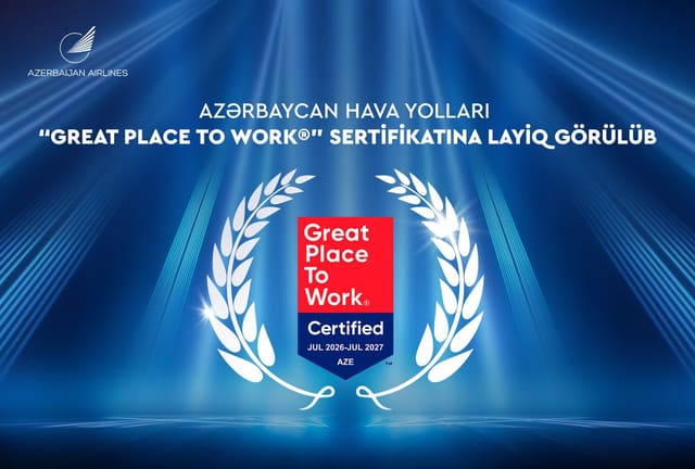 AZAL ilk dəfə beynəlxalq nüfuzlu “Great Place to Work” sertifikatı ilə təltif olunub