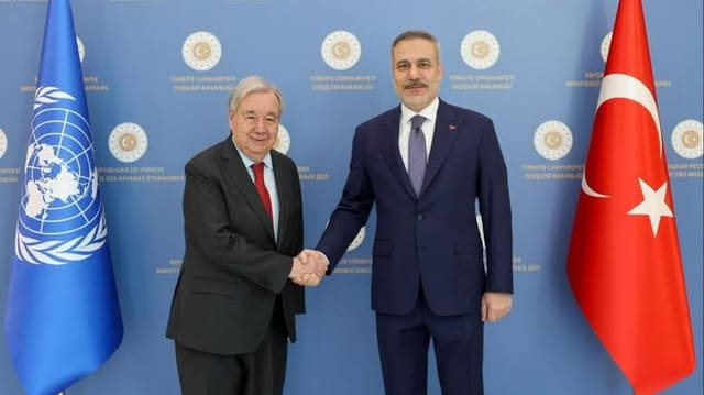 Hakan Fidan ilə Antonio Quterreş arasında telefon danışığı olub