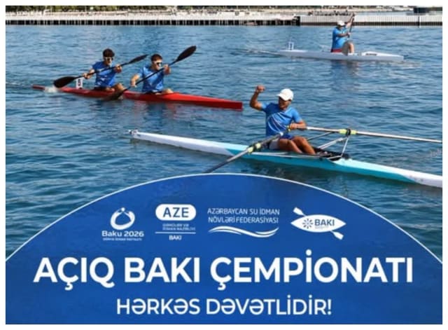 Bakıda avarçəkmə və kanoe üzrə çempionat keçiriləcək