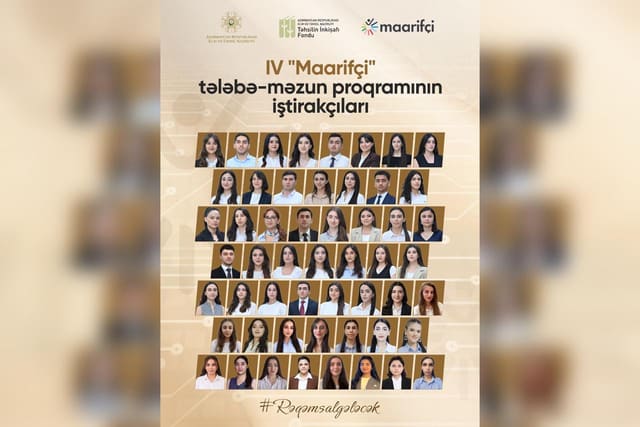 IV “Maarifçi” tələbə-məzun proqramının iştirakçıları ilə görüş keçirilib