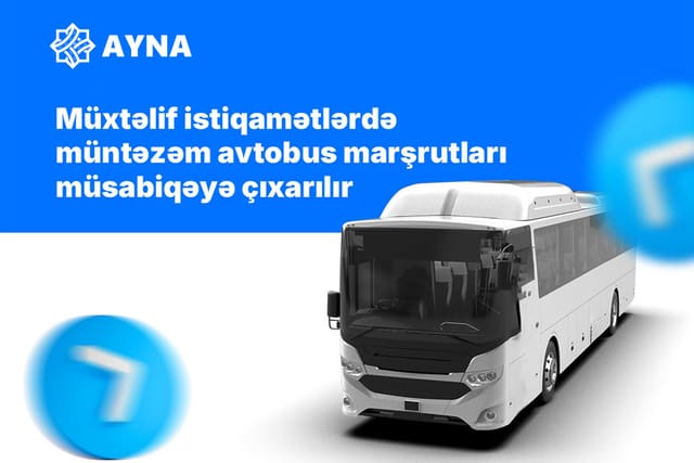 Müxtəlif istiqamətlərdə müntəzəm avtobus marşrutları müsabiqəyə çıxarılır 